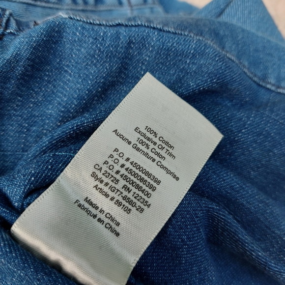 Wilfred Free Denim Mini Tank Dress Xs - Picture 7 of 8